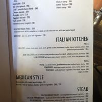 Menu at Nireas Healthy Haven in Palolem