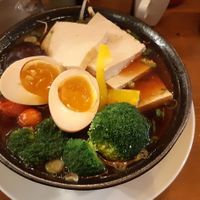 Vegan ramed with additions of tofu and egg at Tsukuyomi in Montreal