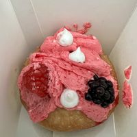 August vegan doughnut   at Perk Cafe in Inverness