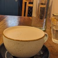 Chai latte at Willow Grove in Glasgow