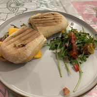 christmas stuffing panini  at Willow Grove in Glasgow