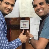 Owners of the restaurant! Nicest people and the best food! at Popadom in Chatham