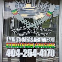 Embilta storefront at Embilta Cafe & Restaurant in Atlanta