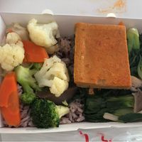 Bento set with food panda delivery.  at Jiak Zhey 吃斋 - White Sands in East Singapore