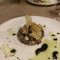Service 1 (tempeh tartare)   at L'Orygine in Quebec