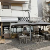 Exterior view of the restaurant #Veganuary at Kidoce in Armacao De Pera
