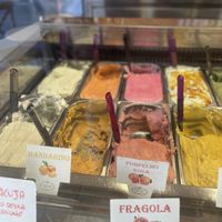 Vegan fruit ice cream  at Belfiore Gelato e Cioccolato in Siracusa