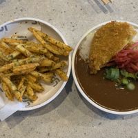 YO! Fries and Pumpkin Katsu at YO! Sushi in Brighton