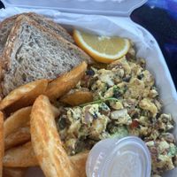 Vegan scramble  at Revelations Cafe in Lutz