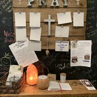 Prayer area  at Revelations Cafe in Lutz