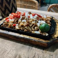 The best sisig! at Cosmic - Poblacion in Makati