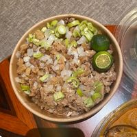 Sisig!  I was especially excited for this one bc I saw it everywhere but no one ever had a vegan version!  at Cosmic - Poblacion in Makati