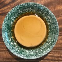 Egg-free leche flan!!! at Cosmic - Poblacion in Makati