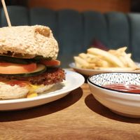 Cosmic Burger With Fries at Cosmic - Poblacion in Makati