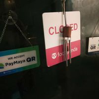 Foodpanda delivery :o at Cosmic - Poblacion in Makati