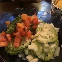 Cucumber salad  at Cosmic - Poblacion in Makati