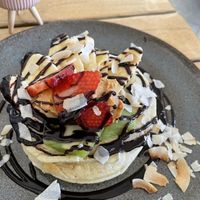 Breakfast and lunch on one plate 😜  at Laundry Lounge in Sagres