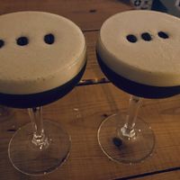 Espresso martinis  at Laundry Lounge in Sagres