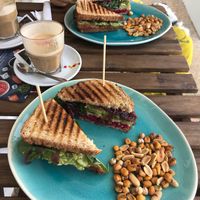 Vegan Toast at Laundry Lounge in Sagres
