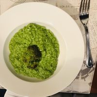 Risotto spinach  at Caléndula in Mendoza