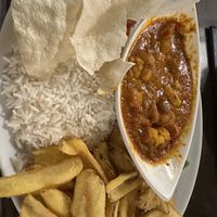 Cauliflower curry   at White Swan Inn in Ceredigion