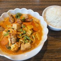 Red curry  at Little Asia in Dundas
