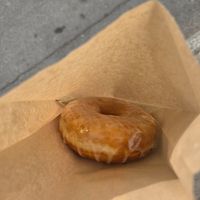 Sourdough vanilla dip at SuzyQ Doughnuts - Hintonburg in Ottawa