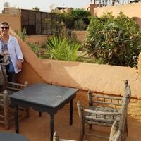 Rooftop seating at Dar Cherifa in Marrakech