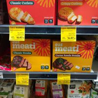 Meati vegan products (the classics are WFPB) at Whole Foods Market in Naples