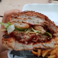 Father jack on the inside at Biff's x Brewdog - Dalston in North London