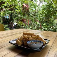 Their delicious ‘Yuca Fritas’   at Gypsea in Puerto Viejo De Talamanca