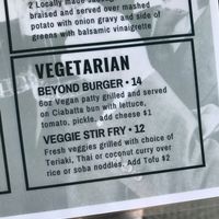 Beyond Burger available  at Tiger Town Brewing Co in Mitchell