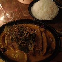 Vegan crispy duck massaman at Südøst Asian Crossover in Oslo