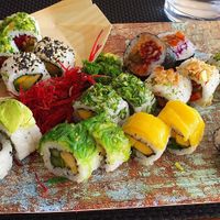 Veganes Sushi at Sushimari in Funchal