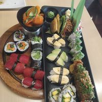 Vegan freestyle sushi menu at Sushimari in Funchal