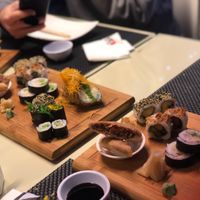 Freestyle sushi plate  at Sushimari in Funchal