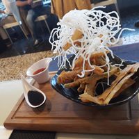 Vegetable tempura at Sushimari in Funchal