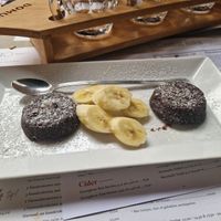 Vegan Chocolate cake, not good at Domus in Leuven