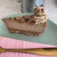 Chocolate and espresso cake  at Rawnchy in Glasgow