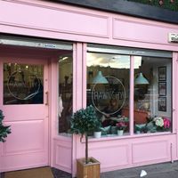 Outside Rawnchy at Rawnchy in Glasgow