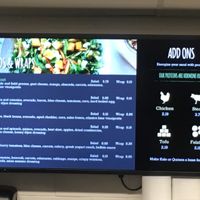 Salads and wraps with choice of protein  at IAH - freshii - TB in Houston