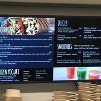 Burritos, juices and thangs  at IAH - freshii - TB in Houston