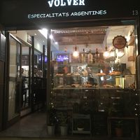 Front of the restaurant. Places to sit inside. at Volver in Girona