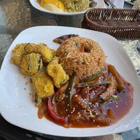 Eggplant chicarones at Prana Vegan in Arequipa