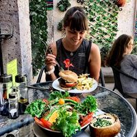 Salad bowls at Prana Vegan in Arequipa