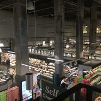 View from 2nd floor (only Amazon stuff is on the 2nd floor) at Whole Foods Market - Bowery in New York City