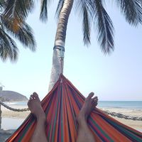 Cozy hammocks with a view. at Casa del Ritmo in Santa Marta