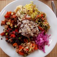 A Salad Bowl at Veganer Mitbring-Brunch in Karlsruhe in Karlsruhe