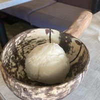 Coconut based vanilla ice cream at Plumeria in Encinitas