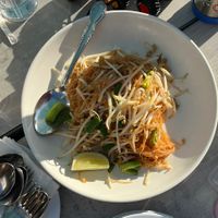 Old school Pad Thai noodles   at Plumeria in Encinitas